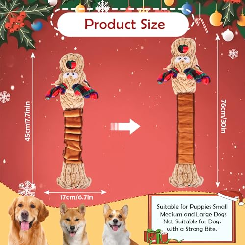 Juguete mordible sonoro navideño para perros miniatura 2