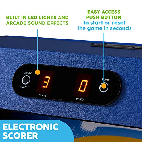 Image of MD Sports Roll & Score Arcade Game, 87 inch Durable Electronic Scoring with Sound Effects and Game Balls, Perfect for Family Game Rooms