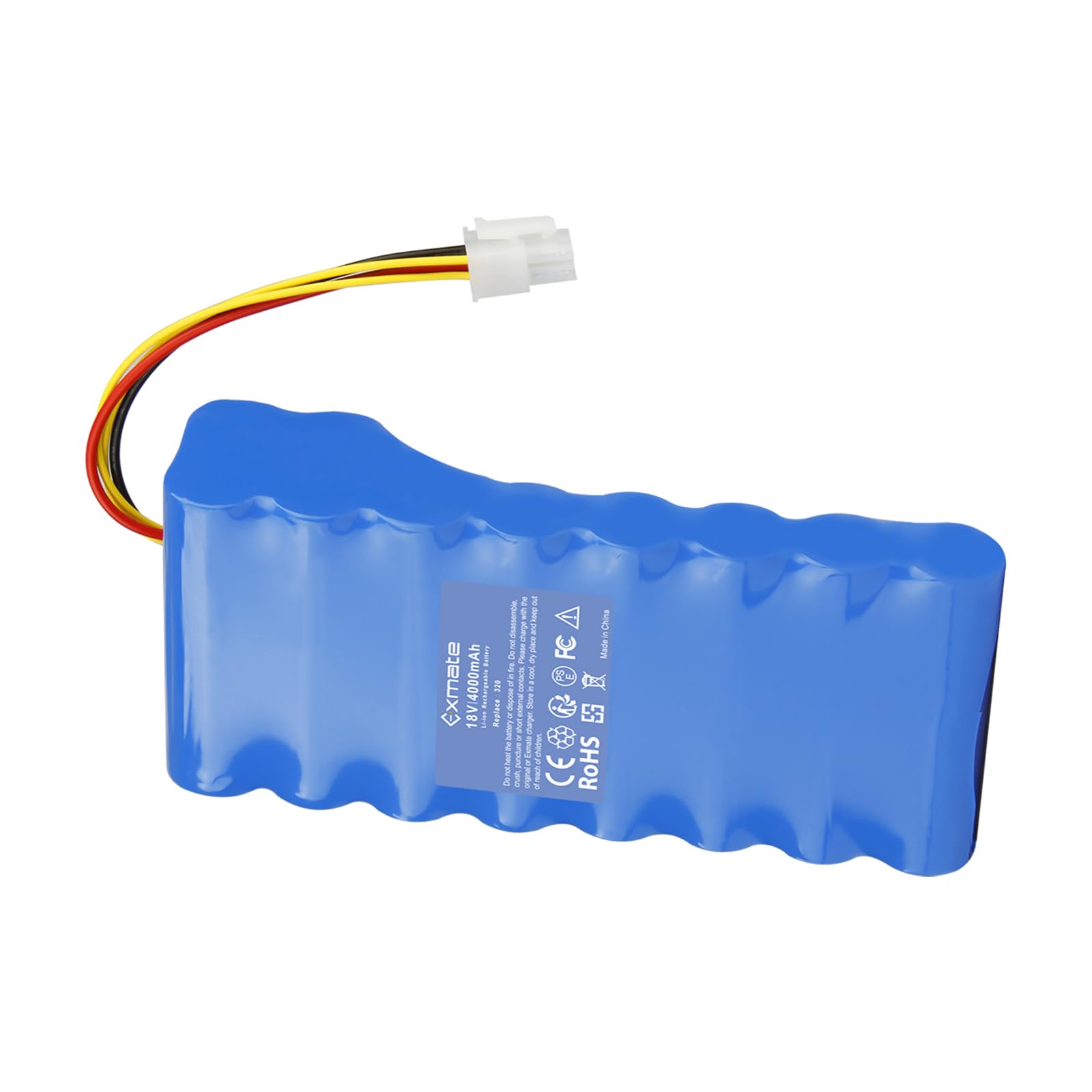 Exmate Batterie de Rechange 5000 mAh 18 V pour Robot Tondeuse à Gazon Automower 320, 330X, 420, 430, 430X, 440, 450X, 520, 550 Li-ION
