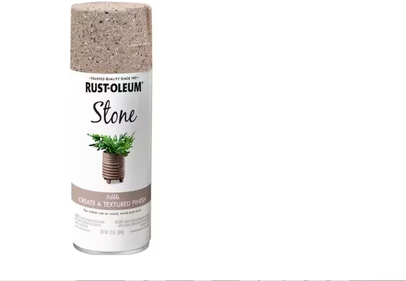 Rust-Oleum 7995830 American Accents Stone Textured Spray Paint-Pebble (340 grams/Can)