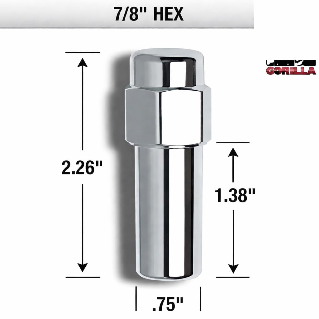 Cragar Lot de 24 écrous de roue SST Mag 14 mm x 1,5 avec rondelle duplex