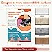 12 Pack Cat Scratch Furniture Protector – Double-Sided Sticky Deterrent Training Tape from Cat Claws, Clear Anti-Scratch Guard for Couch, Sofa, Doors, Easy Apply & Residue-Free, Not for Leather,Velvet