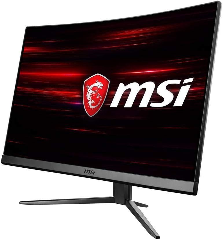 MSI Full HD Non-Glare 1ms 1920 x 1080 144Hz Refresh Rate USB/DP/HDMI Smart Headset Hanger FreeSync 27” Gaming Curved Monitor (Optix MAG271C)