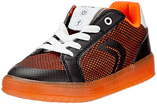 Geox J Kommodor Boy baskets basses respirantes enfant chaussure souple scratch