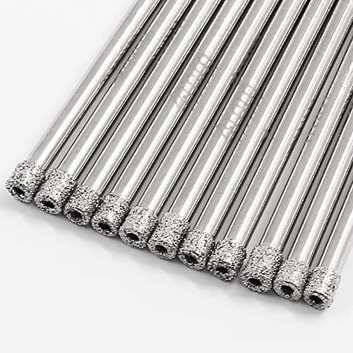 Image of Luomorgo 12Pcs 4mm / 5 /32 inch Diamond Hole Saw Diamond Drill Bits