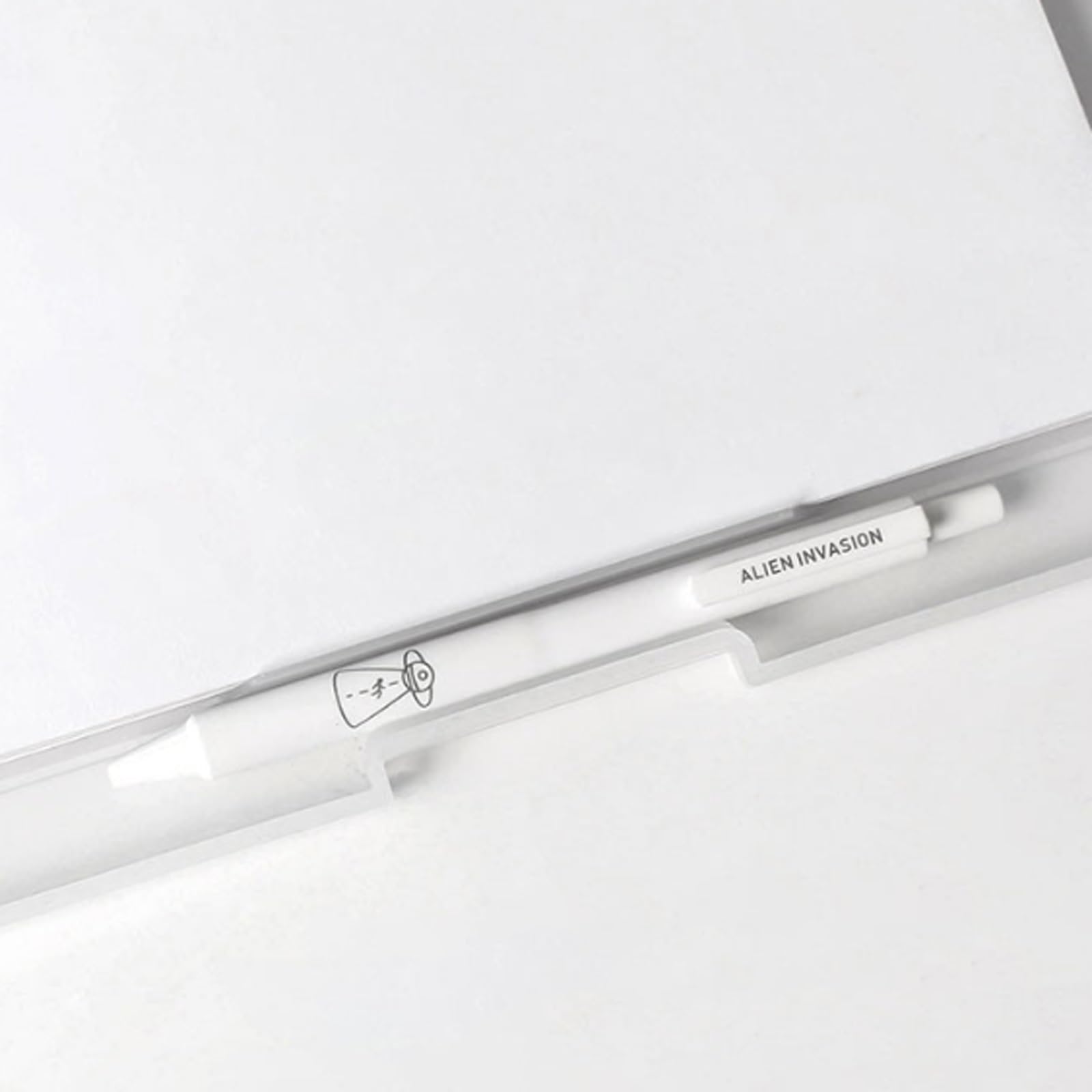 Presse-papiers avec rangement avec porte-stylo Dossier