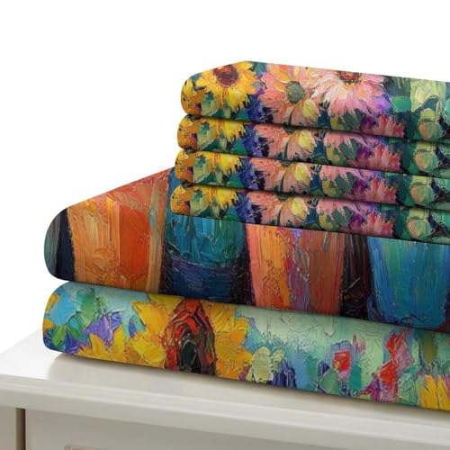 Housse de couette aquarelle pour chambre style rêve - 7