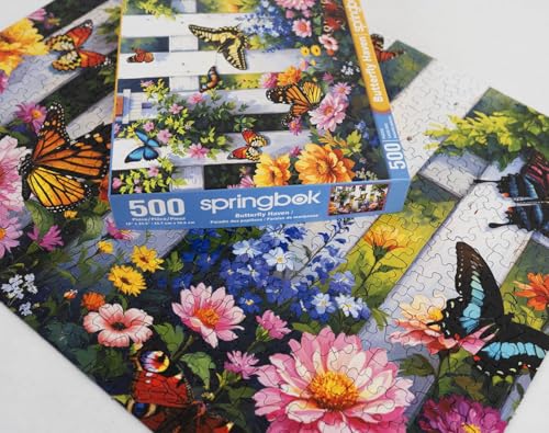 Puzzle de Mariposas Jardín Colorido 14+ Anos miniatura 4