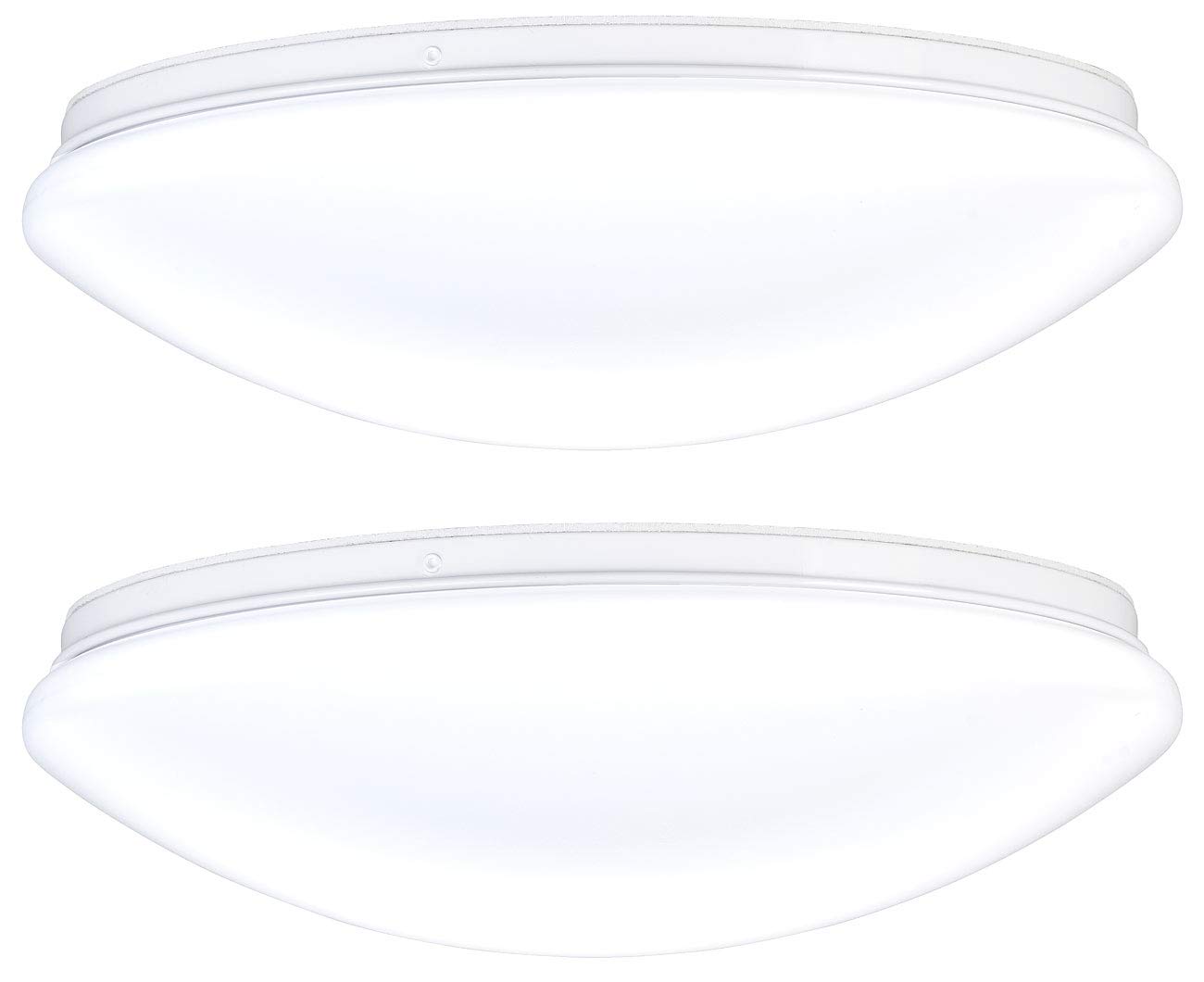 Luminea lampa sufitowa do łazienki: Zestaw 2 sztuk LED-Ścienne i sufitowe lampy LED, 1.440 Lumen, światło dzienne 6400 K (lampy do salonu, hallway lights)
