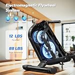 MERACH Rowing Machines for Home, Powerful Electromagnetic Row Machine with 51.2" Extended Rail, 16-Level Handle Resistance Adjustment Rower, 350 LBS Load Capacity, Ergonomic Comfort Seat, Easy Storage - Image 2