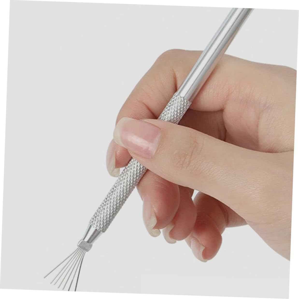 TINEASUR 5pcs Clay Texture Tools with Single Pointed Needles for Pottery and Sculpting Stainless Steel Detailing Needles for Fine Texturing and Carving Suitable for Beginners and
