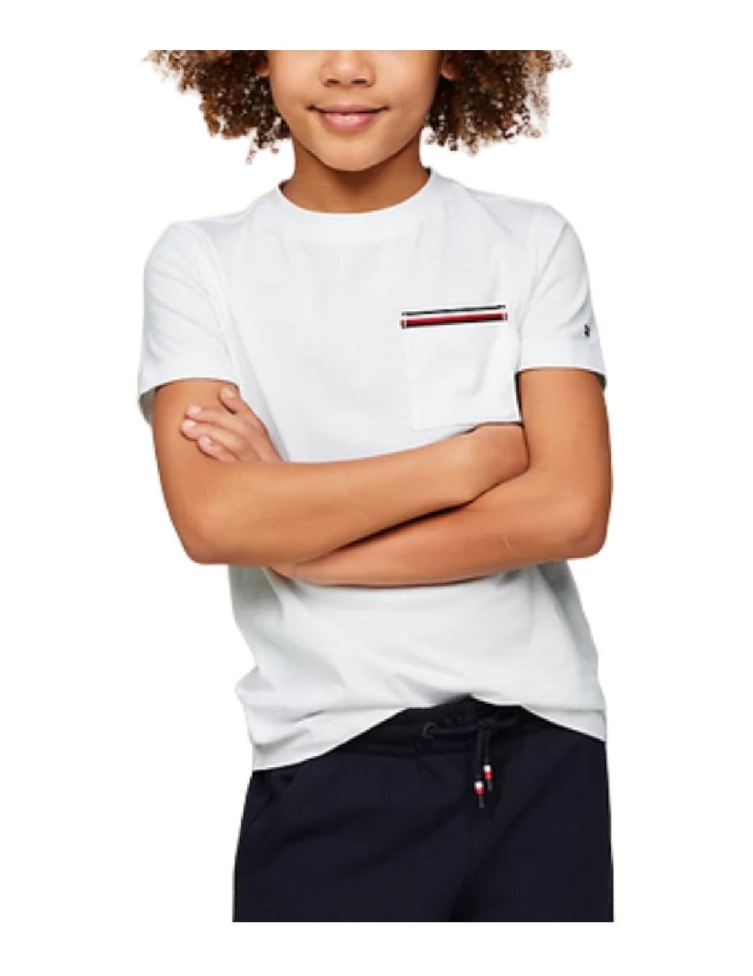Tommy Hilfiger Camiseta para niño Blanco 6 años (116cm)