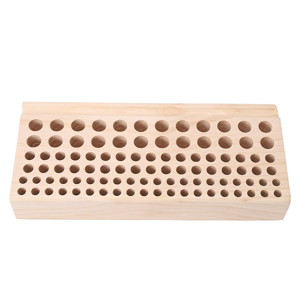 98 Holes Leather Craft Wood Tool Rack Carving Tool Wooden Holder Different Size