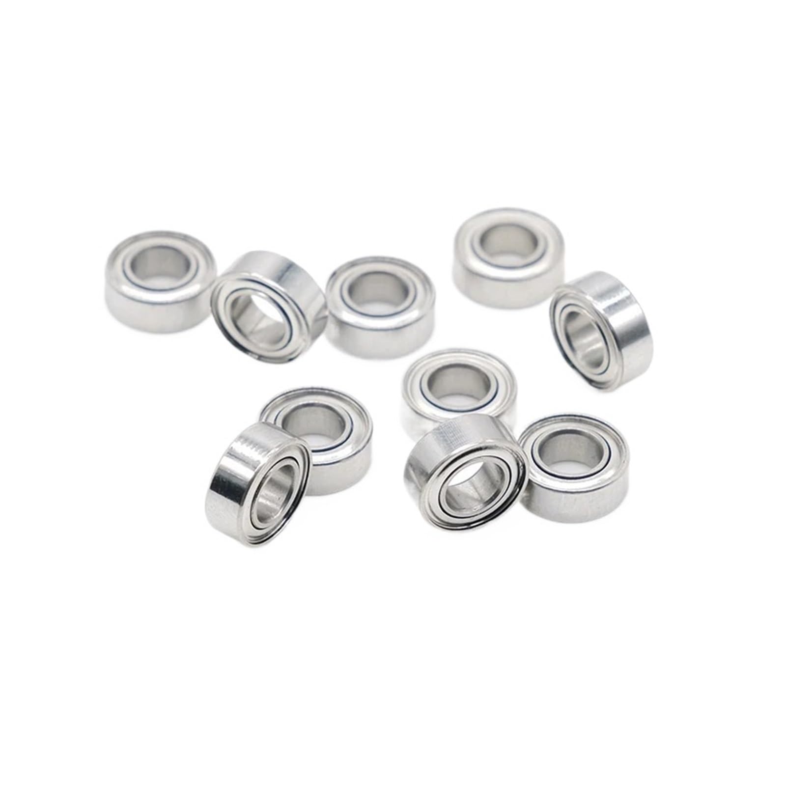 PXQCHAVLN 10 Pieces SMR74 ABEC-9 4X7X2 4x7x2.5 Stainless Steel Ball Bearing 625 605 606 607 693 694 695 696 697 698 699 683 684 687(10Pc S693ZZ 3X8X4)