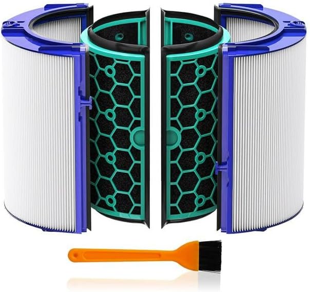 TP04 Filter Replacements for Dyson HP04 DP04 TP05 Air Purifier | Fan Filter Replacements for Dyson,360 Combi Glass Hep+Carbon Air Purifier F-ilter(Not for HP07 TP01 TP02 TP07 HP09)