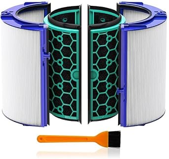 TP04 Filter Replacements for Dyson HP04 TP04 DP04 TP05 DP05 Air Purifier, Fan Filter Replacements for Dyson,360 Combi Glass Hep+Carbon Air Purifier F-ilterNot for HP07 TP01 TP02 TP07 HP09