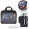 KROSER Rolling Laptop Bag Premium Wheeled Briefcase Fits Up to 17.3 Inch Laptop Overnight Roller Case Computer Bag with RFID Pockets for Travel/Business/Men/Women-Black