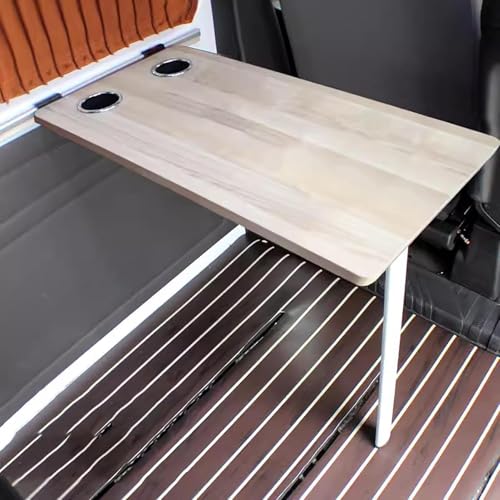 Table pliante murale réglable en acier pour camping-car et studio - 2