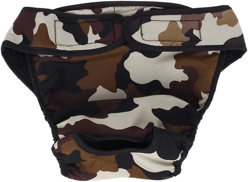 Pet Diapers Physiological Pants Sanitary Washable Female Pet Panties Shorts Pet Pants (Color : Blue Size: M Code) (Army Green L Code)