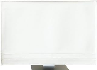 【TEES FACTORY】ディスプレイをおしゃれに守る ホワイト 23-24インチ 《LEDIC》日本製 国産 PVCレザー使用 防汚 抗菌 撥水 軽量 モニターカバー ディスプレイカバー PC画面 液晶保護 キズ防止 オフィス シンプル おしゃれ ギフト プレゼント