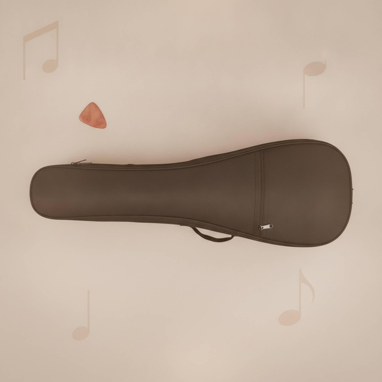 Gitarrentasche mit Rucksackgurten strapazierfähig Gitarrentasche mit Tragegriff wasserabweisend Ukulelentasche für Anfänger, Schüler, Proben