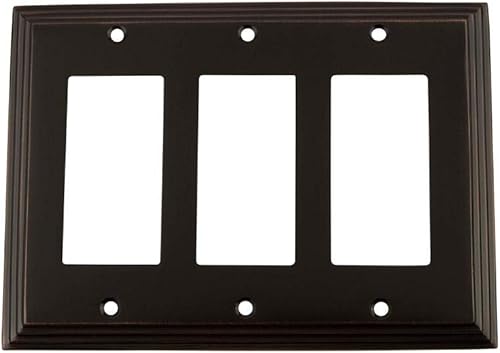 Miniatura 4 de Nostalgic Warehouse 719882 Deco - Placa de interruptor con doble basculante, cromo brillante