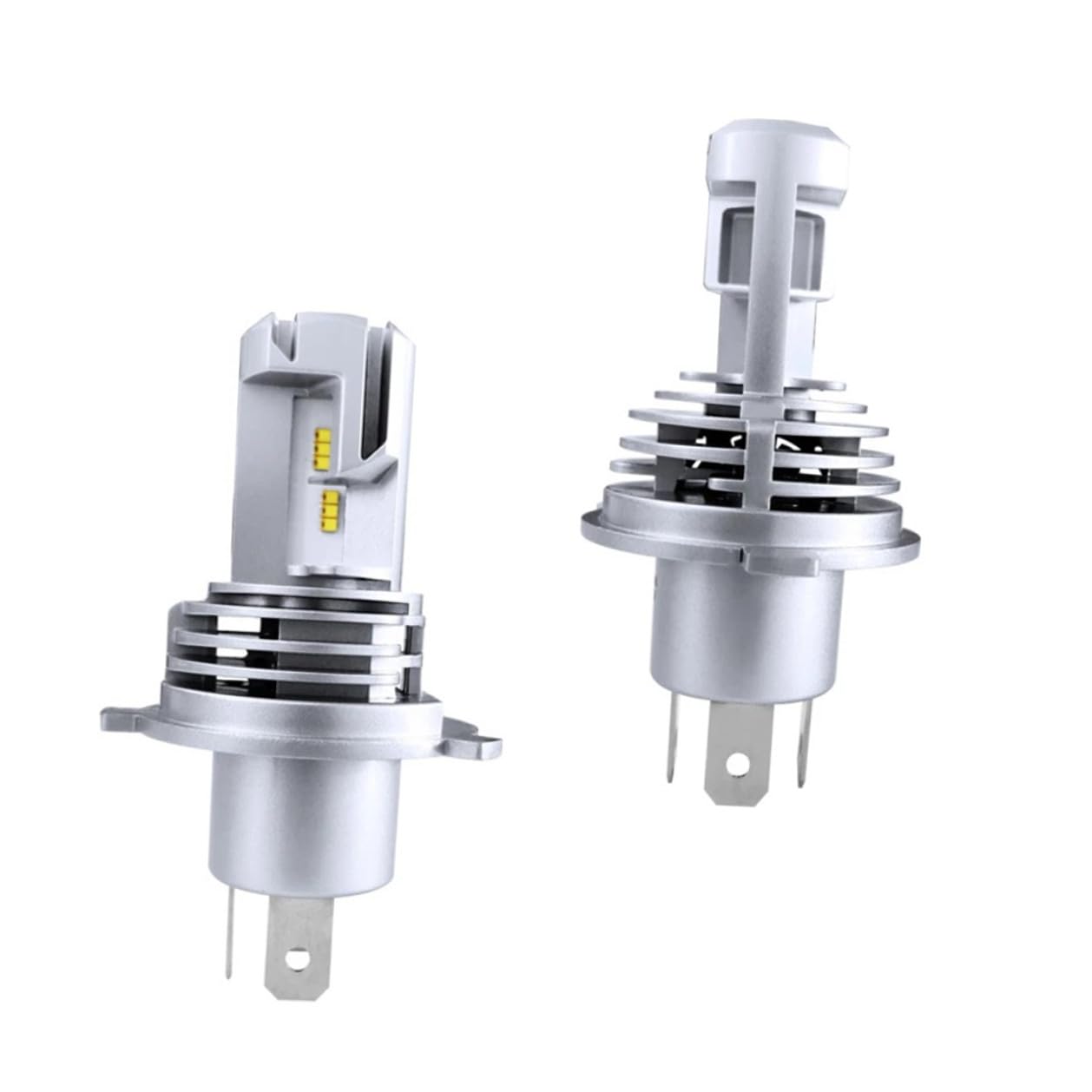 POPETPOP Lampadine LED Fari Auto H4 9003 55w 5000lm, Faro Veicolo, Ricambio Fendinebbia ad Alta Permeabilità, Basso Consumo Energetico, Resistente Agli Urti, per Uso Automobilistico