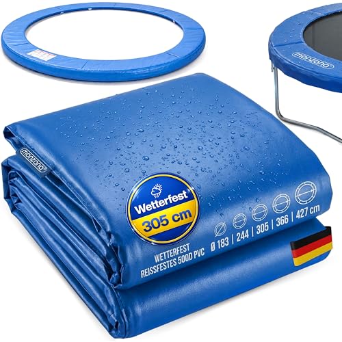 Monzana® Trampolin Randabdeckung Ø 305 cm 30cm breit 100% UV-beständig Reißfest Wetterbeständig...