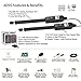 TOPENS AD5S Automatic Gate Opener Kit Medium Duty Solar Dual Gate Operator for Dual Swing Gates Up to 16 Feet or Max 550 Pounds Gate Motor Solar Panel