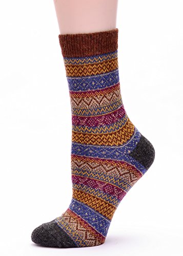Image of Womens Wool Knit Winter Socks