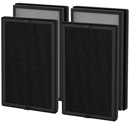 Fcfmy AP2-4PACKS True Hepa Replacement Filter Set Compatible With Priestley Pm1240B And Airversa Ap2 Purelle Air Cleaner Purifiers, 3-Stage Filtration System, Pre-Filter, H13 Hepa Filter, 4 Pcs/2 Sets cover