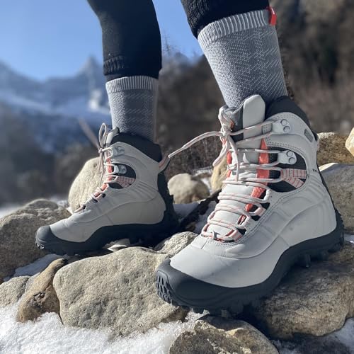 Image of Women's Hiking Boots Waterproof Outdoor Camping Boot