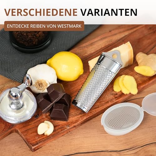 Foto von Westmark Muskatmühle, Mit Vorratsfläche, Kunststoff/Rostfreier Edelstahl, Silber/Transparent, 69572260, Mühle