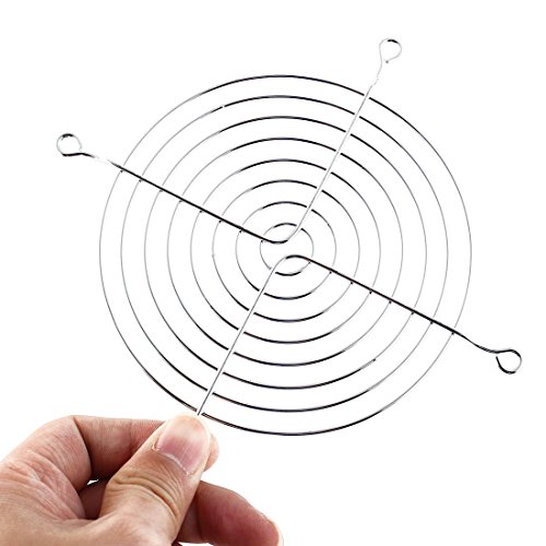 Samidea 120Mm Diameter Silver Fan Finger Grill Guard Protector With Screws (Pack Of 6) #TOP2