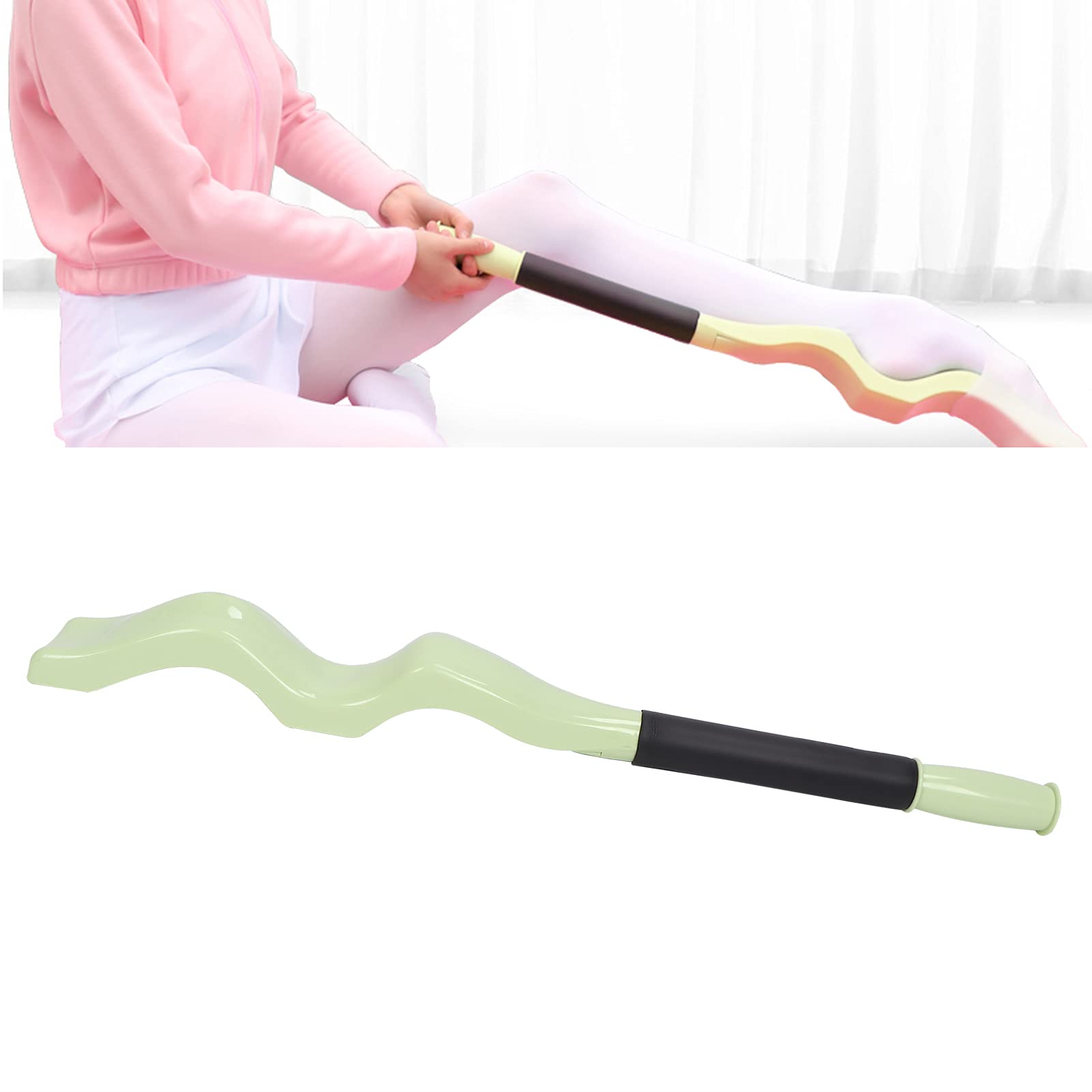 TOPINCN Conjunto de Banda Elástica para Pies de Ballet Profesional, para Bailarines, Piernas y Empeines, Material ABS, con Bolsa para Gimnasio en Casa