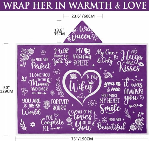 Mothersdaygiftsforwifefromhusbandwifesherpafleecewearableblankethoodieforwomenromanticgiftsforwifecozybirthdaygiftsideaforwifeheruniqueanniversarymothersdaygiftforher Urban Country Home Decor Mothers day gifts for wife from husband wife sherpa fleece wearable blanket hoodie for women romantic gifts for wife cozy birthday gifts idea for wife her unique anniversary mothers day gift for her urban country home decor