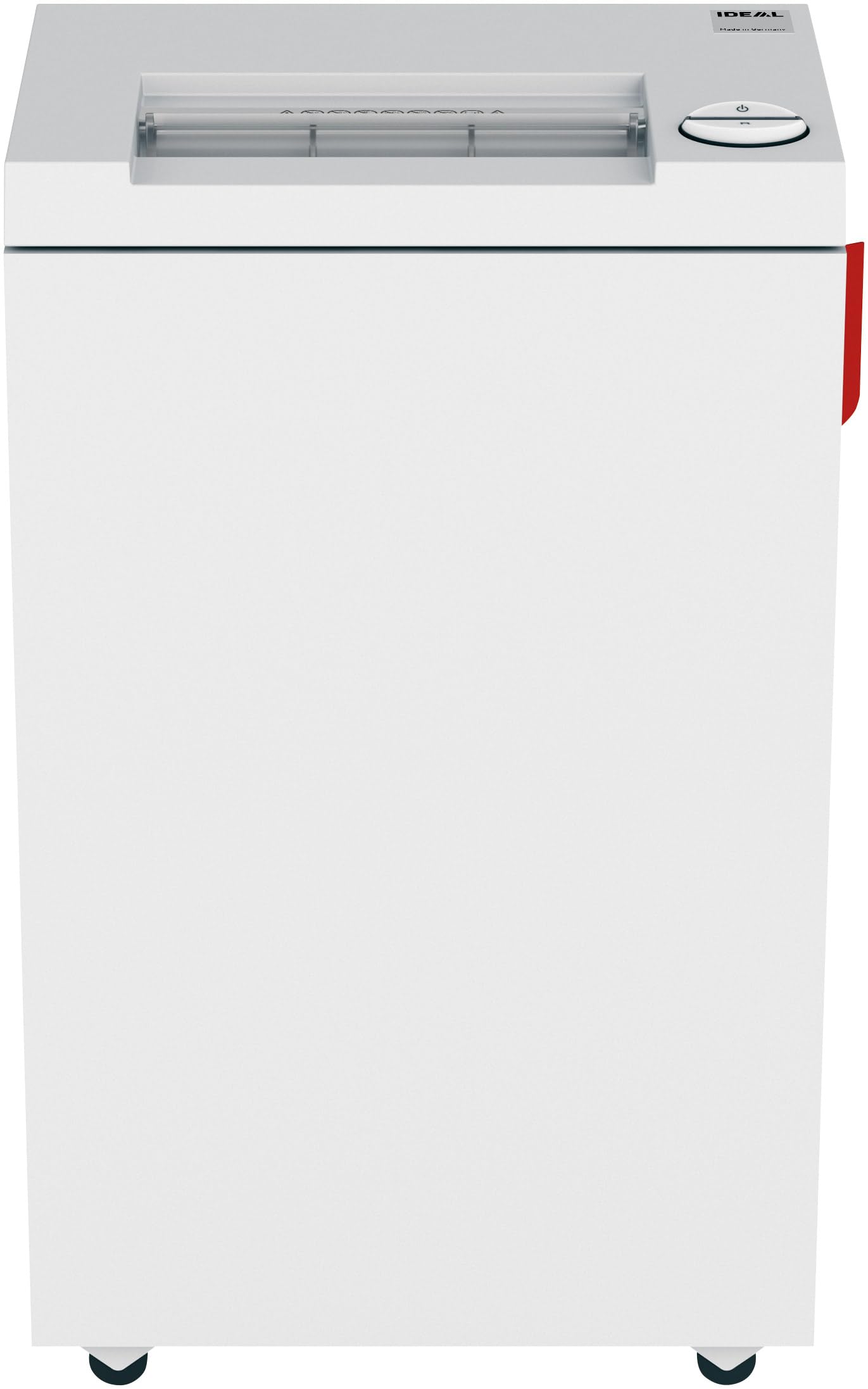 IDEAL 2445 Distruggidocumenti, livello di sicurezza P-4, taglio a particelle/taglio a croce 4 x 40 mm, capacità 13 fogli, contenitore per rifiuti da 35 l, conforme al GDPR, distrugge anche carte di