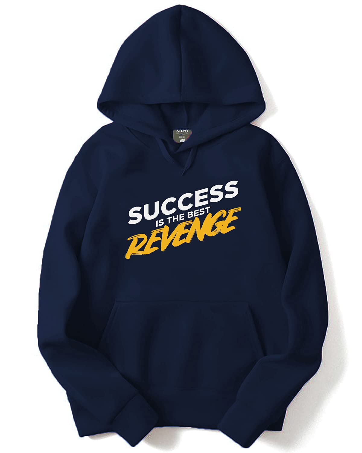 ADRO Men Cotton Hooded Neck Sweatshirt