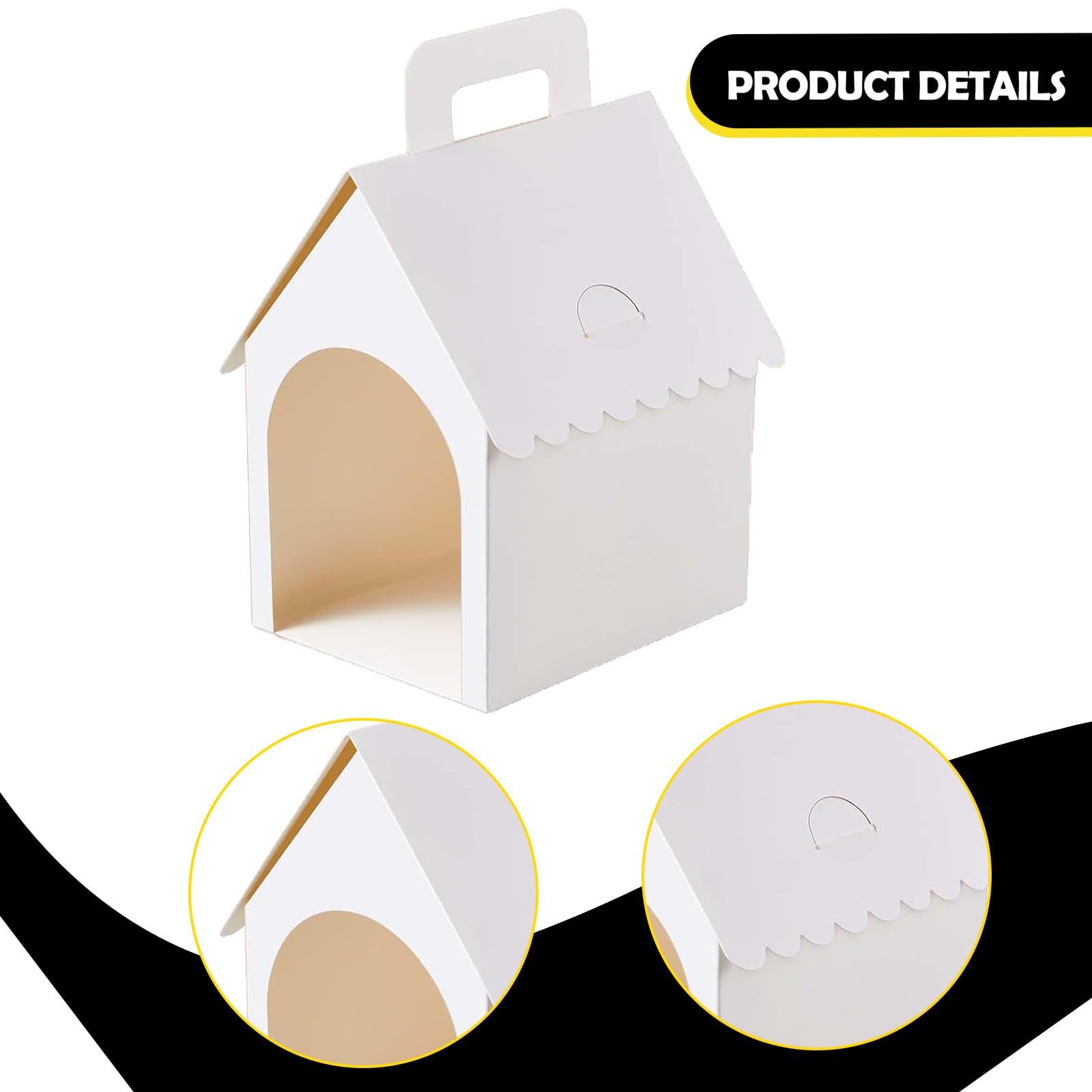 Oshhni 12 scatole regalo con manico, contenitori portatili per caramelle, confezioni regalo, per damigelle d'onore, compleanni