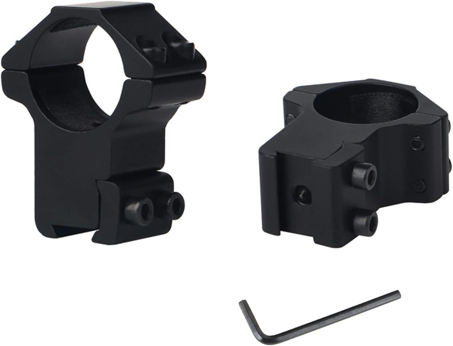 Perfil táctico de Anillo de 25.4 mm Adaptador de Anillos de Montaje con rieles de 11 mm para Caza Airsoft