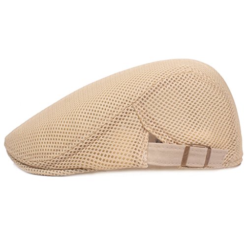 jackyee-Mesh-Cap-Male-et-Female-Beret-Beige-Mens-Respirant-Mesh-Summer-Duckbill-Chapeau-Newsboy-Beret-Ivy-Cap-Cabbie-Flat-Soft