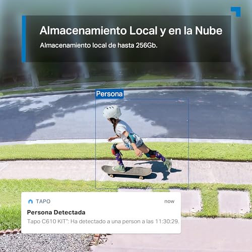 Tapo C610 Kit - Cámara Vigilancia WiFi Exterior 360º, Panel Solar, 2K 3MP - Image 8