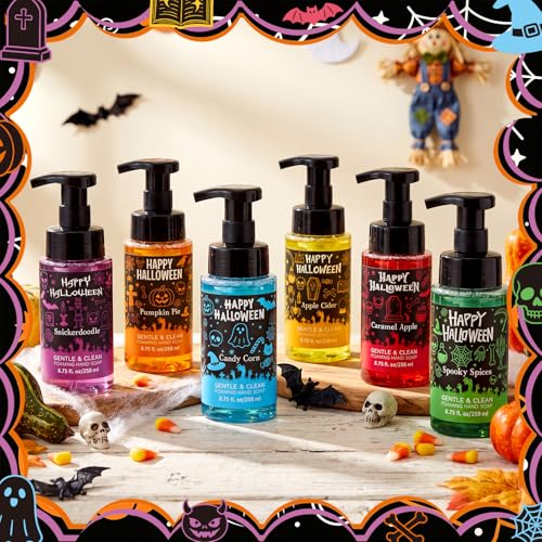 Image of 6 Pack Halloween Foaming Hand Soap with Pump, Scented 8.75 Fl oz