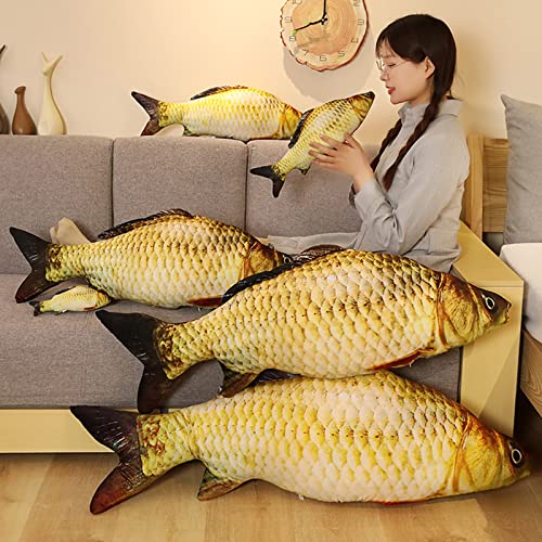 Tongman Fish Shaped Pillow - Soft Fish Cushion - Giant Stuffed Animal Toys - Carp Plush Toy - Home Decoration, Kids Gifts (31Inch/ 78Cm) #TOP5