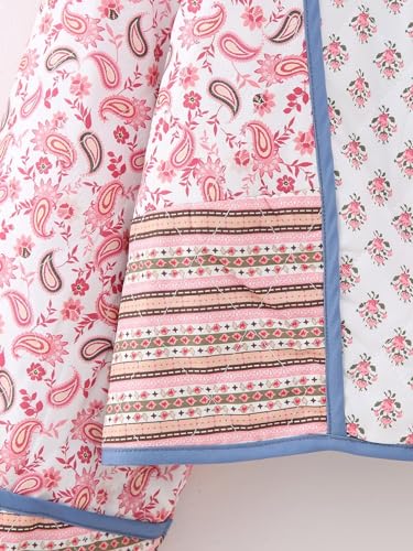 Women's Floral Quilted Puffer Jacket Y2k Cottagecore Short Padded Coats Floral Long Sleeve Cardigan Aesthetics Clothes4