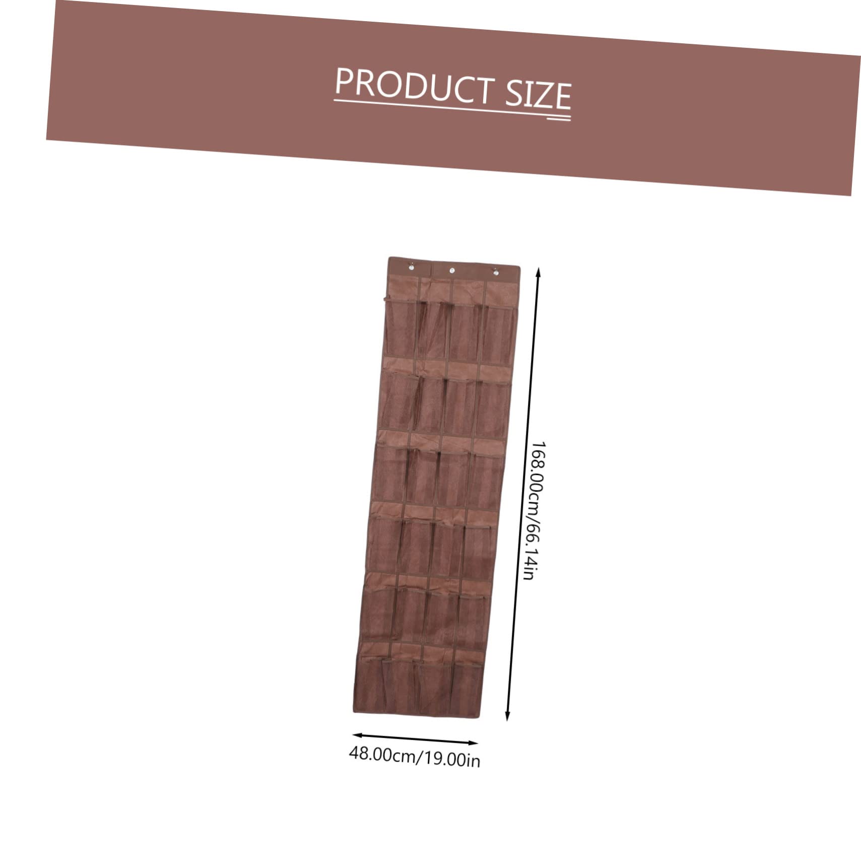 Levemolo Door Shoe Organizer Practical Hanging Storage Bag for Shoes Purses and Sundries Space-saving Design for Bedroom Bathroom and Office