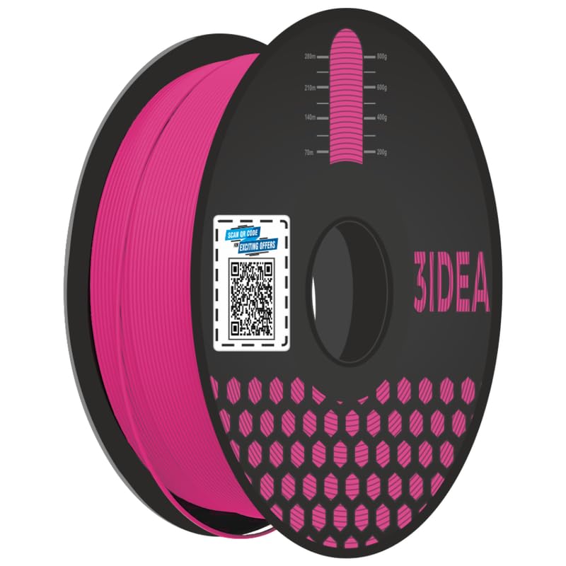 3IDEA Imagine Create Print PLA Filament (Pink) for 3D Printer, 1kg Spool 3D Printing Material-picture-11