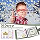 Sparbuch für Geld, 30 Tage Envelope Saving Challenge Geld Sparen Mappe mit 30 Geldumschlägen A8 Kinder Sparchallenge Budgetplaner, Geldspar Budgetordner für Kinder zum Sparen Erziehen, Grün