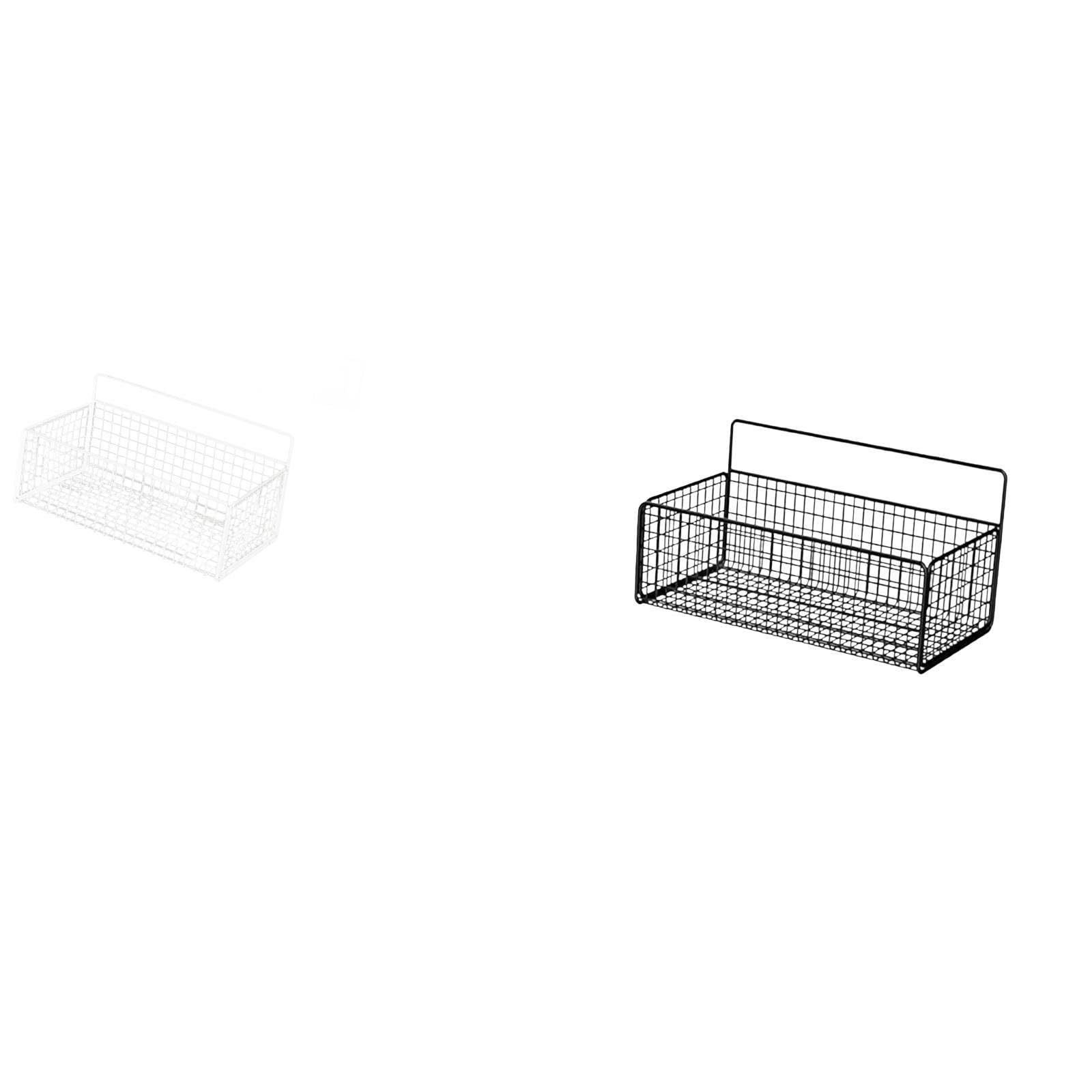 Elegant Floating Wire Baskets for Kitchen Bathroom and Living Room Storage Solutions with Metal Wall Organizer and Hanging Shelves Design|Home & Garden| Kitchen Dining & Bar| Kitchen Stor-image-42