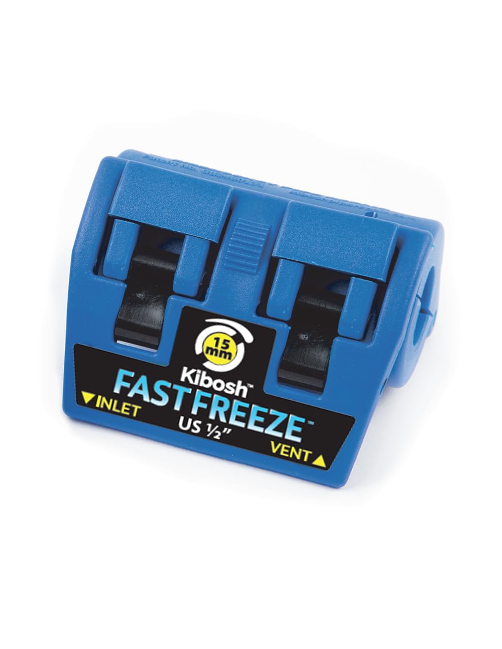 Kibosh Blue Fastfreeze Reusable Pipe Freeze Clamp 15Mm For Copper Steel Lead Plastic Iron Pipes